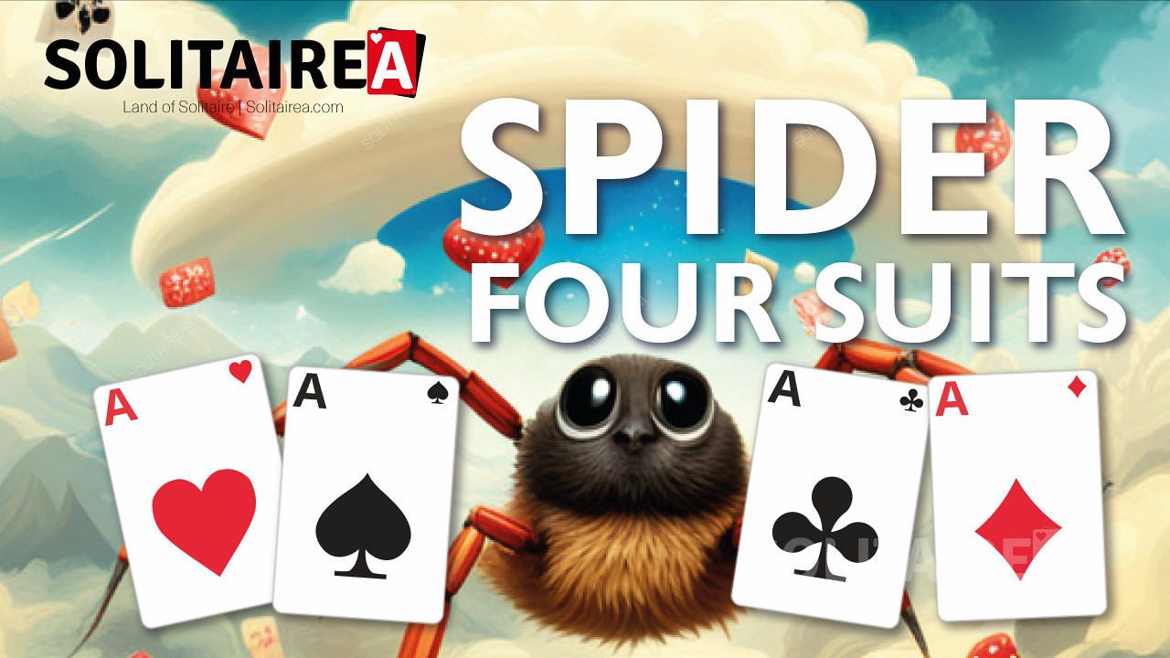 Gioca a Spider Solitario 4 Semi: il gioco per i giocatori esperti