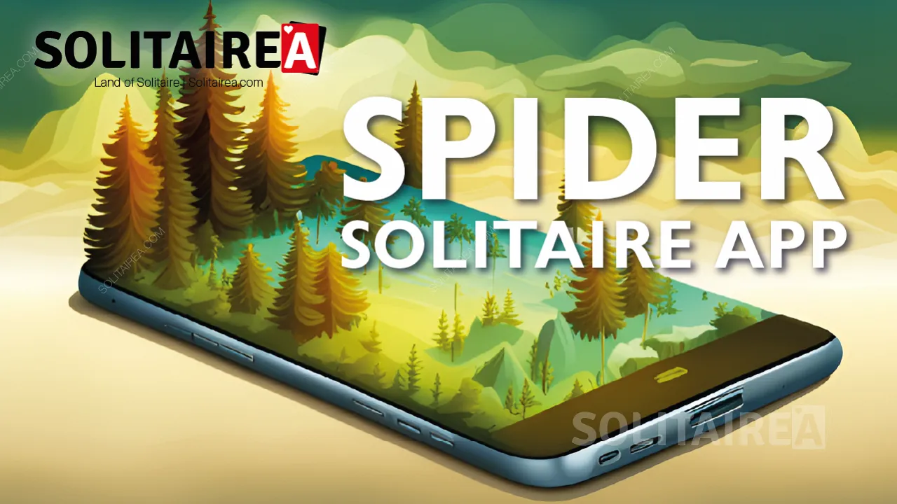 Giocare e vincere a Spider Solitaire con l'applicazione Spider Solitaire